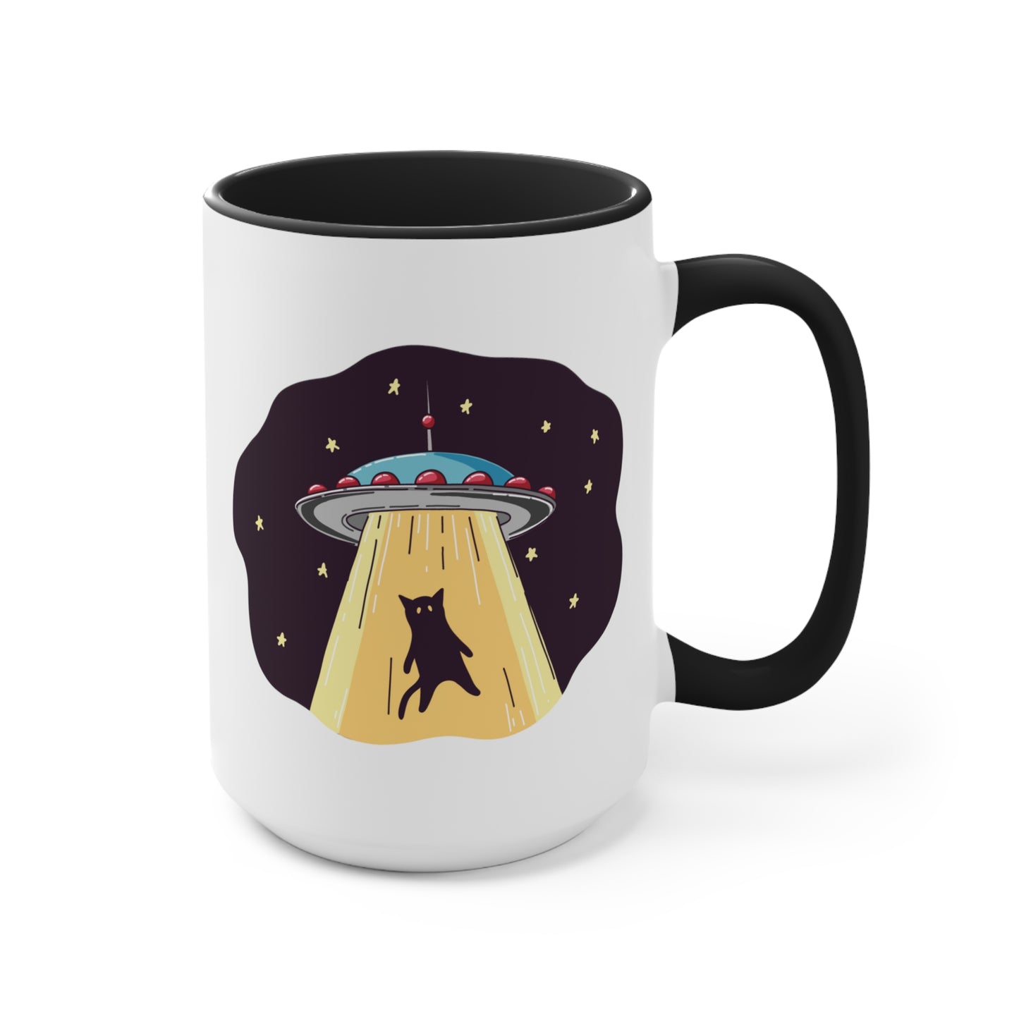 UFO Cat Alien Abduction COFFEE MUG 11oz / 15oz