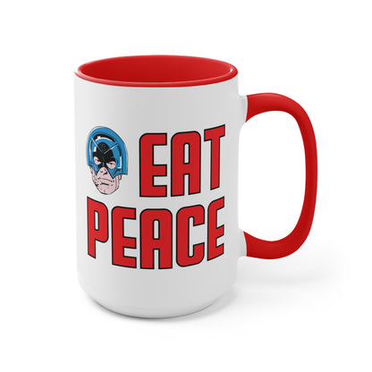 The Peacemaker ~ Eat Peace COFFEE MUG 11oz / 15oz