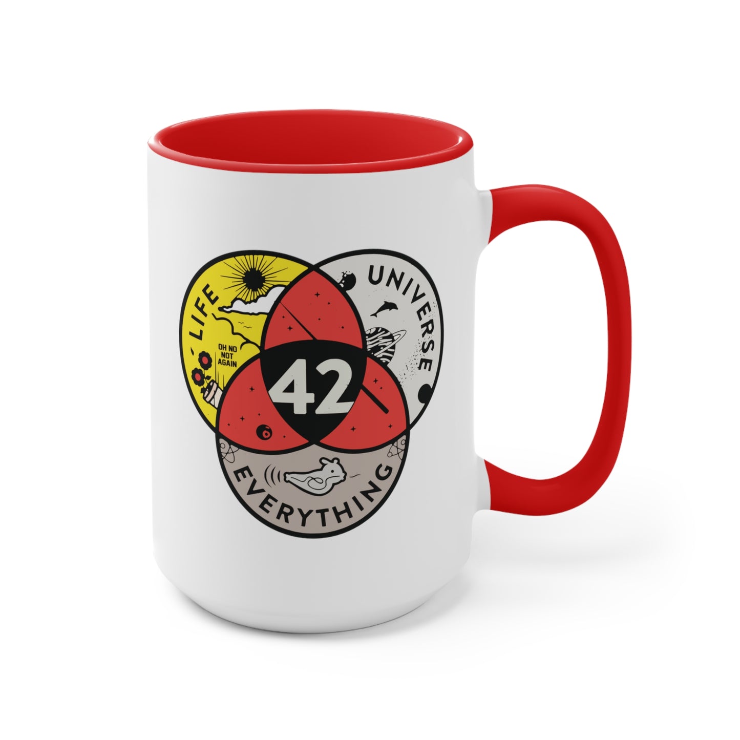 42 ~ The Answer to Life, the Universe, and Everything COFFEE MUG 11oz / 15oz