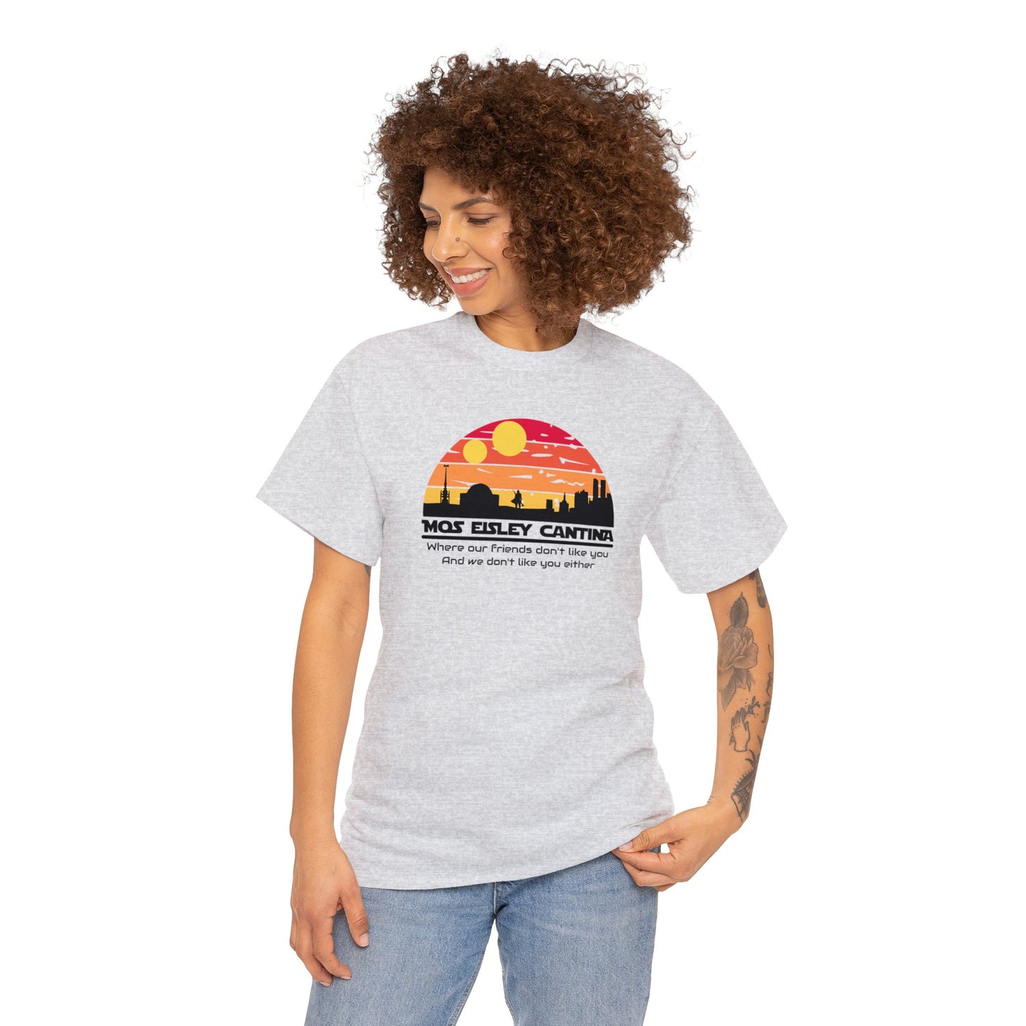 Mos Eisley Cantina T-SHIRT Unisex Heavy Cotton Tee