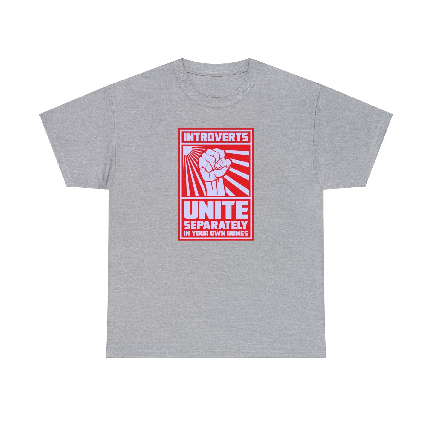 Introverts Unite T-SHIRT Unisex Heavy Cotton Tee