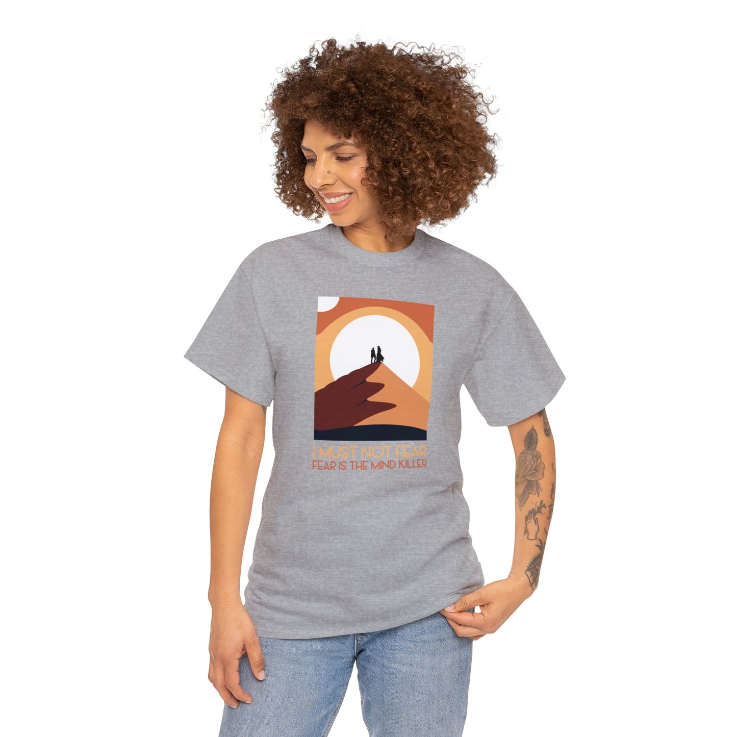 I Must Not Fear / Fear is the Mind Killer ~ Dune T-SHIRT Unisex Heavy Cotton Tee