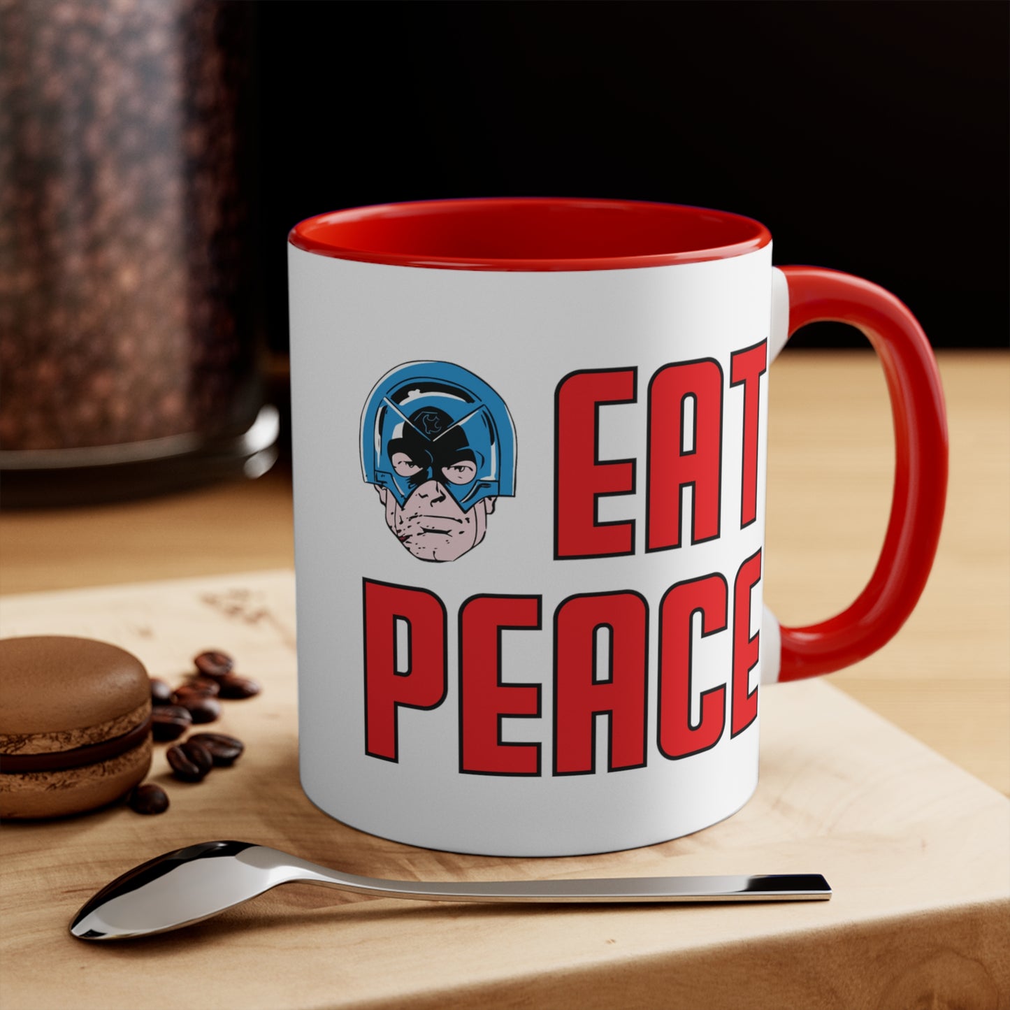 The Peacemaker ~ Eat Peace COFFEE MUG 11oz / 15oz