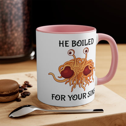 The Flying Spaghetti Monster ~ Pastafarian COFFEE MUG 11oz / 15oz