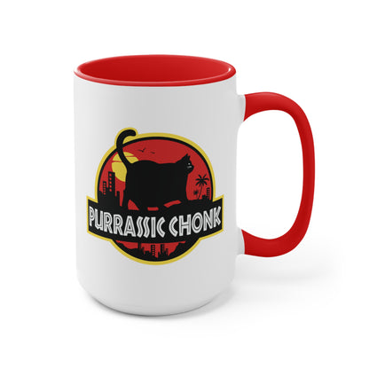 Purrassic Chonk COFFEE MUG 11oz / 15oz