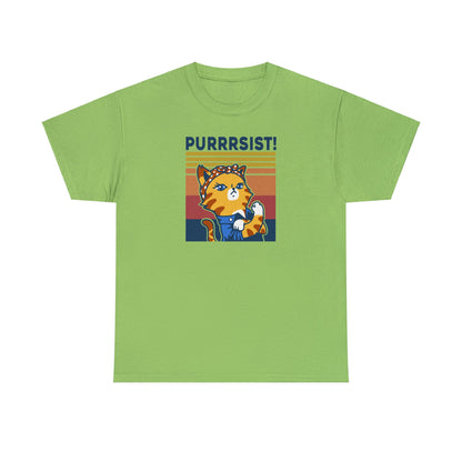 Purrrsist T-SHIRT Unisex Heavy Cotton Tee