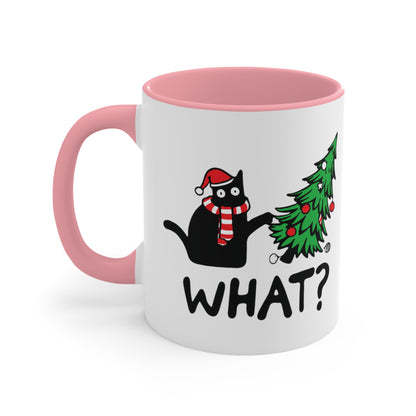 What? Cat Christmas COFFEE MUG 11oz / 15oz