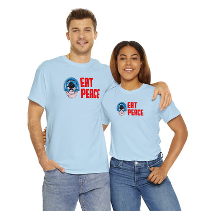 Eat Peace T-SHIRT Unisex Heavy Cotton Tee