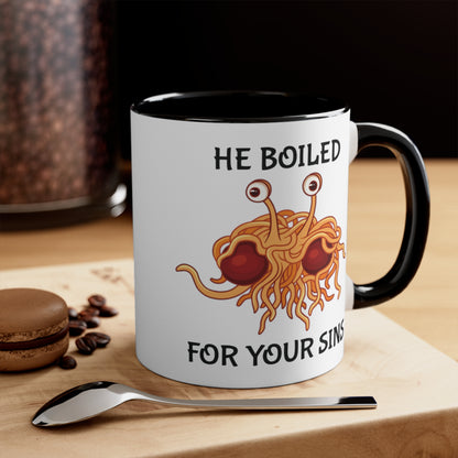 The Flying Spaghetti Monster ~ Pastafarian COFFEE MUG 11oz / 15oz