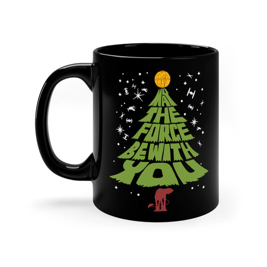 May The Force Be With You Christmas Tree COFFEE MUG 11oz