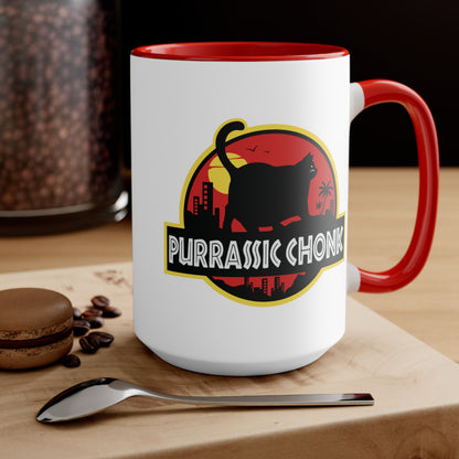 Purrassic Chonk COFFEE MUG 11oz / 15oz