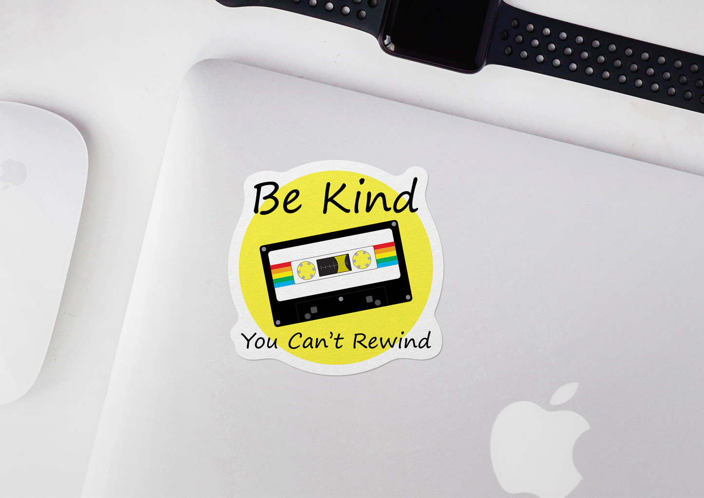 Be Kind You Can't Rewind STICKER OR MAGNET