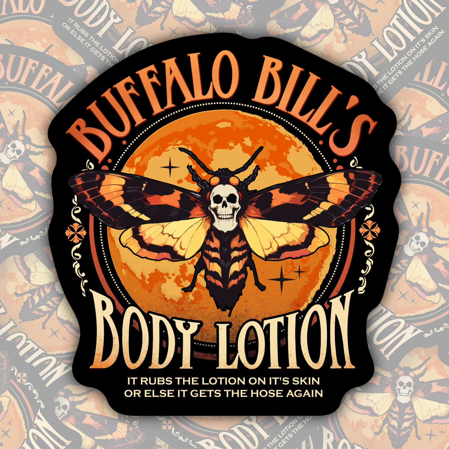 Buffalo Bill's Body Lotion STICKER OR MAGNET