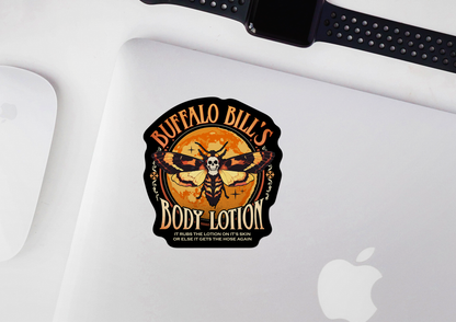 Buffalo Bill's Body Lotion STICKER OR MAGNET