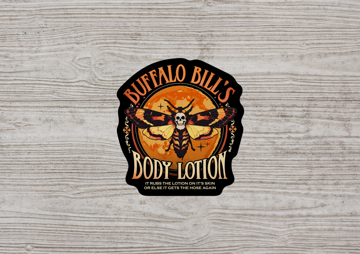 Buffalo Bill's Body Lotion STICKER OR MAGNET