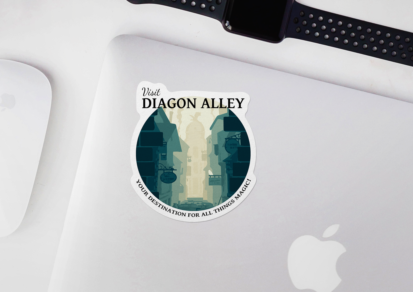 Visit Diagon Alley STICKER OR MAGNET