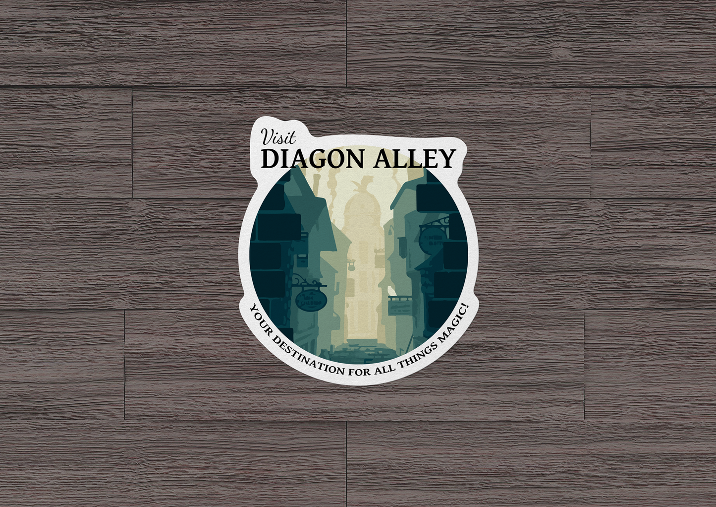 Visit Diagon Alley STICKER OR MAGNET