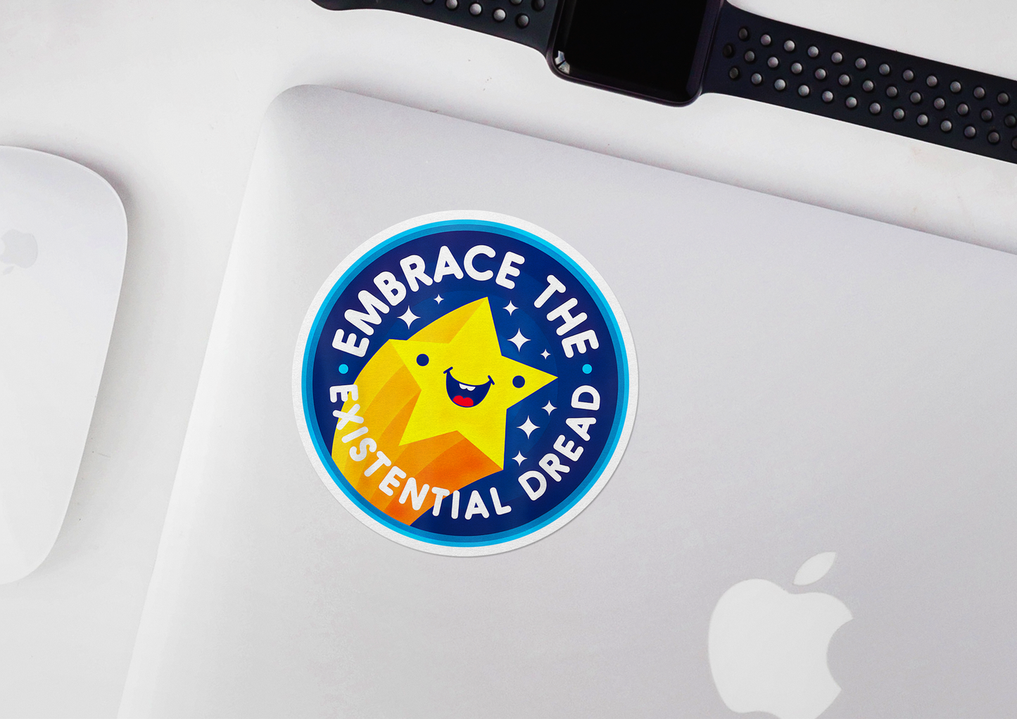 Embrace The Existential Dread STICKER OR MAGNET