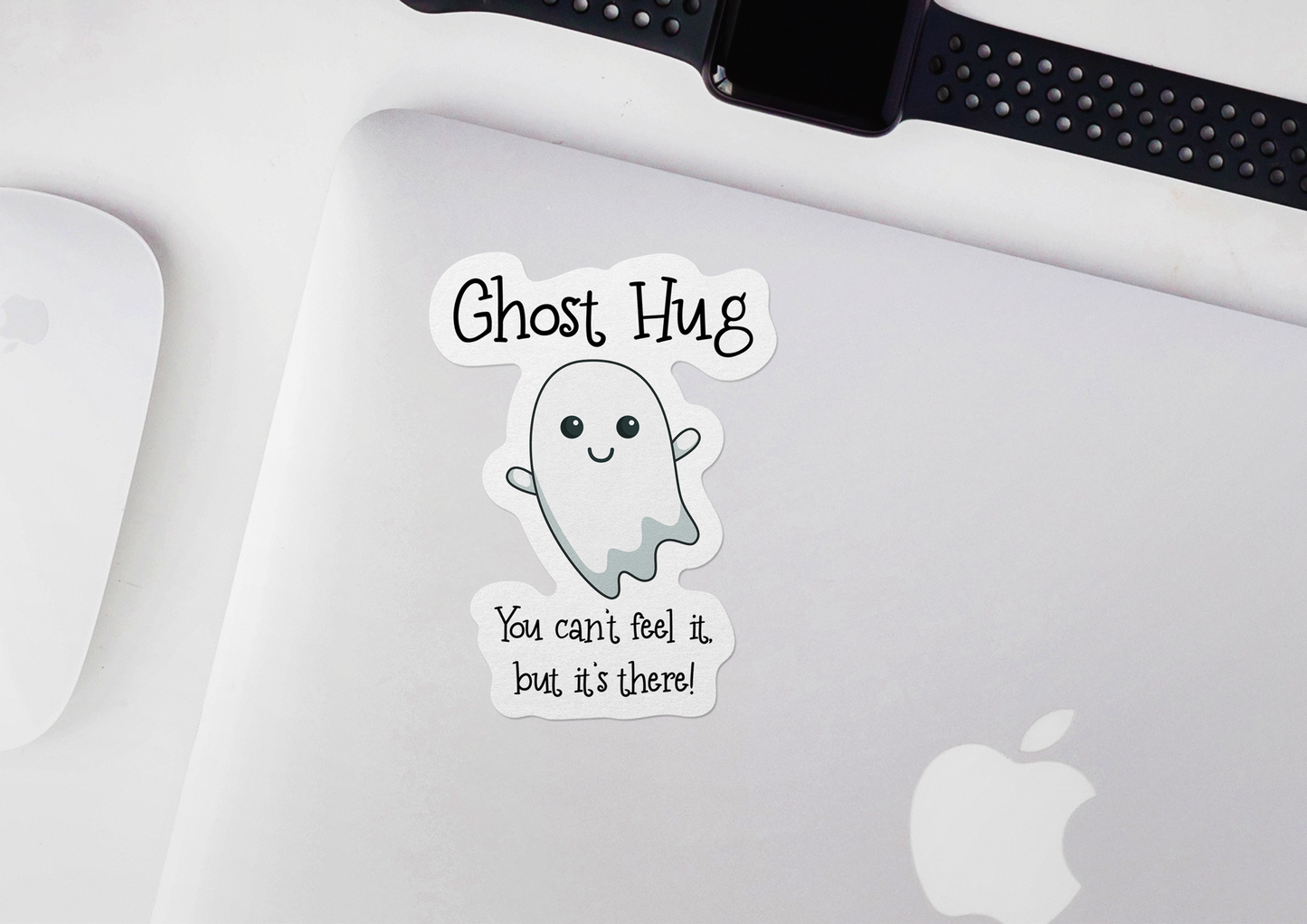 Ghost Hug STICKER OR MAGNET