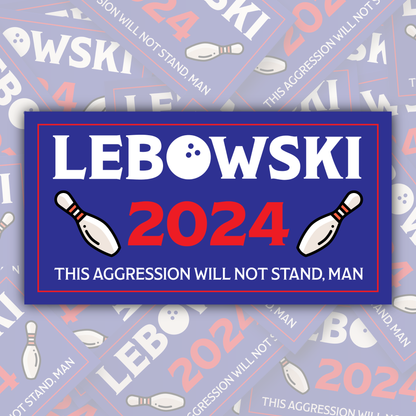 Lebowski 2024 STICKER OR MAGNET