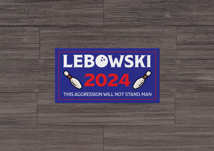 Lebowski 2024 STICKER OR MAGNET