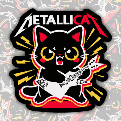 Metallicat STICKER OR MAGNET