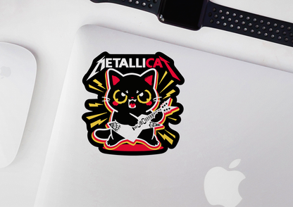 Metallicat STICKER OR MAGNET