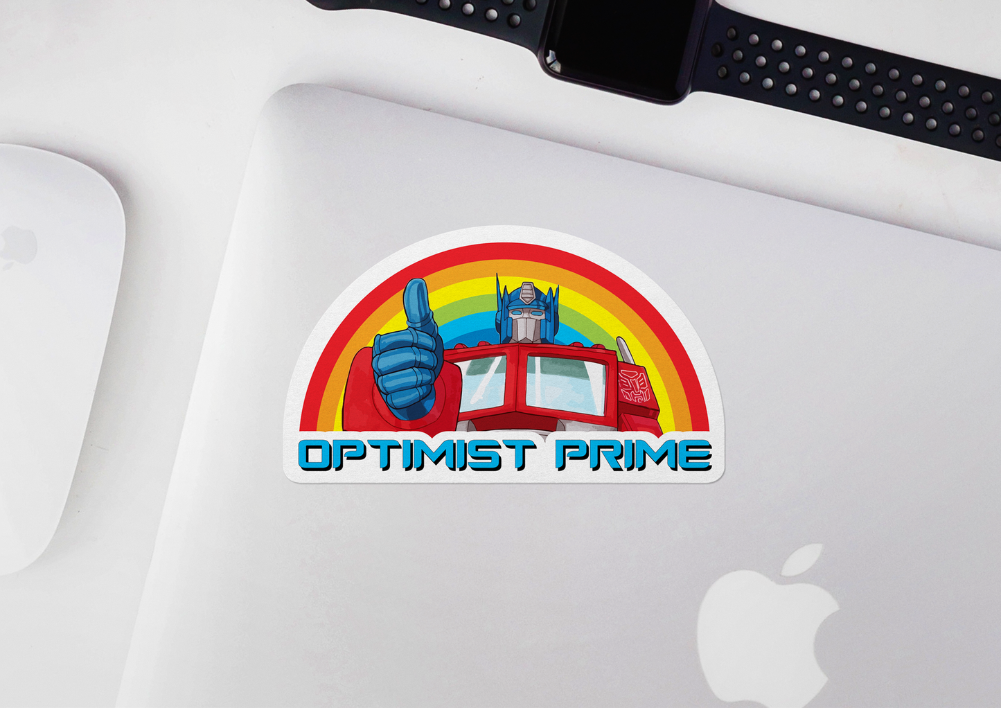 Optimist Prime STICKER OR MAGNET