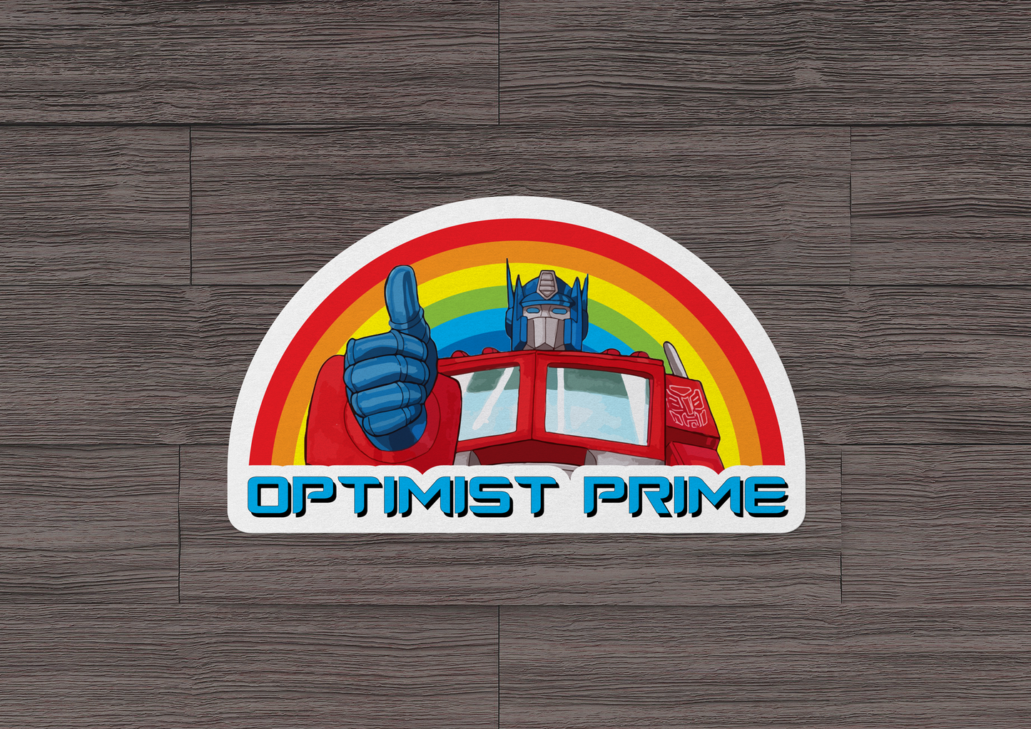 Optimist Prime STICKER OR MAGNET