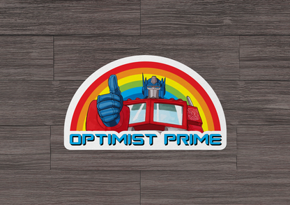 Optimist Prime STICKER OR MAGNET