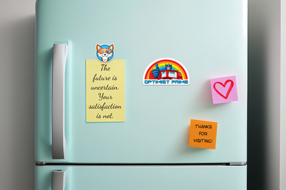 Optimist Prime STICKER OR MAGNET