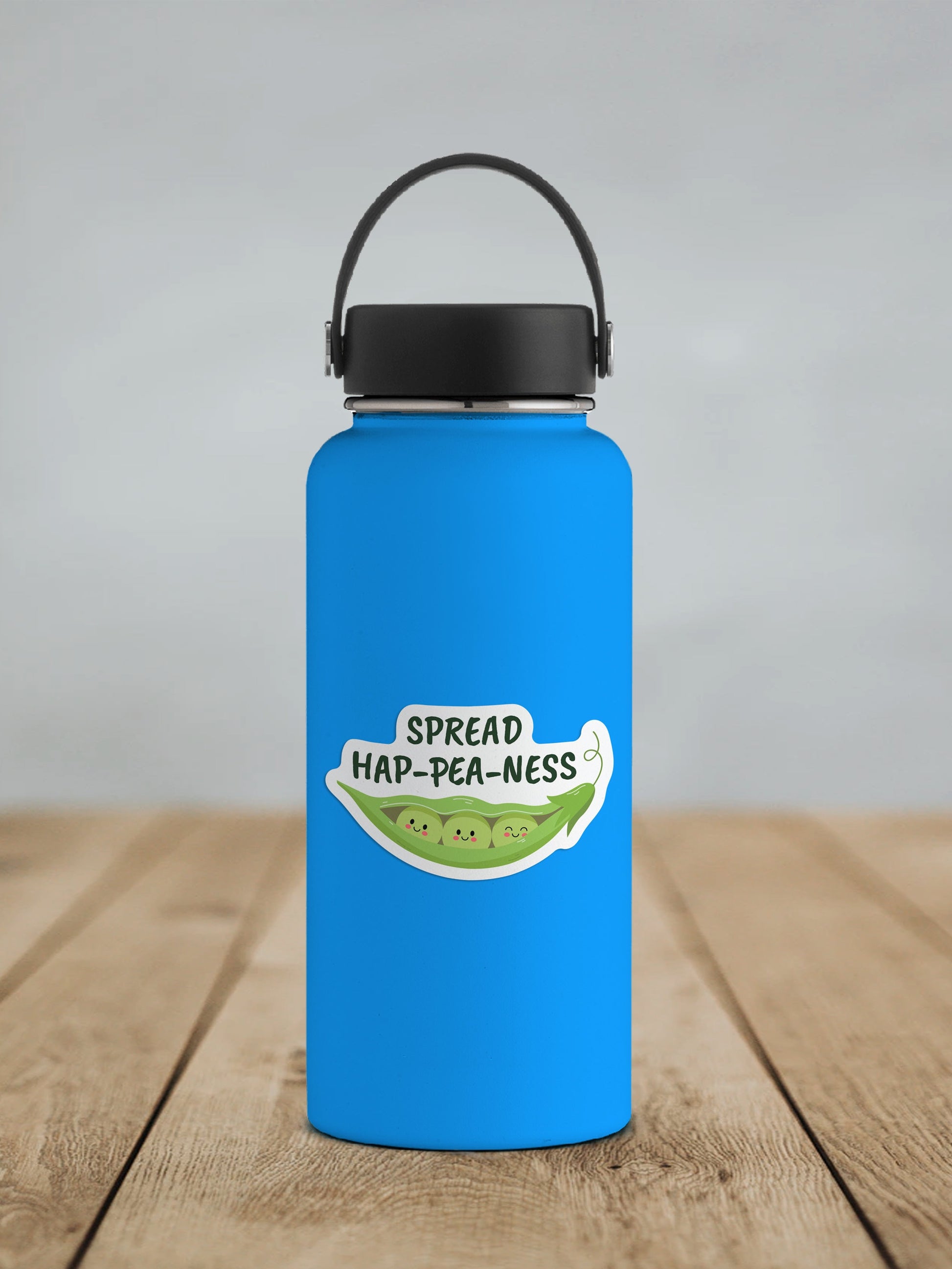 Spread Hap-pea-ness * STICKER OR MAGNET * Die-Cut | Vinyl | Decal | Waterproof | Weatherproof