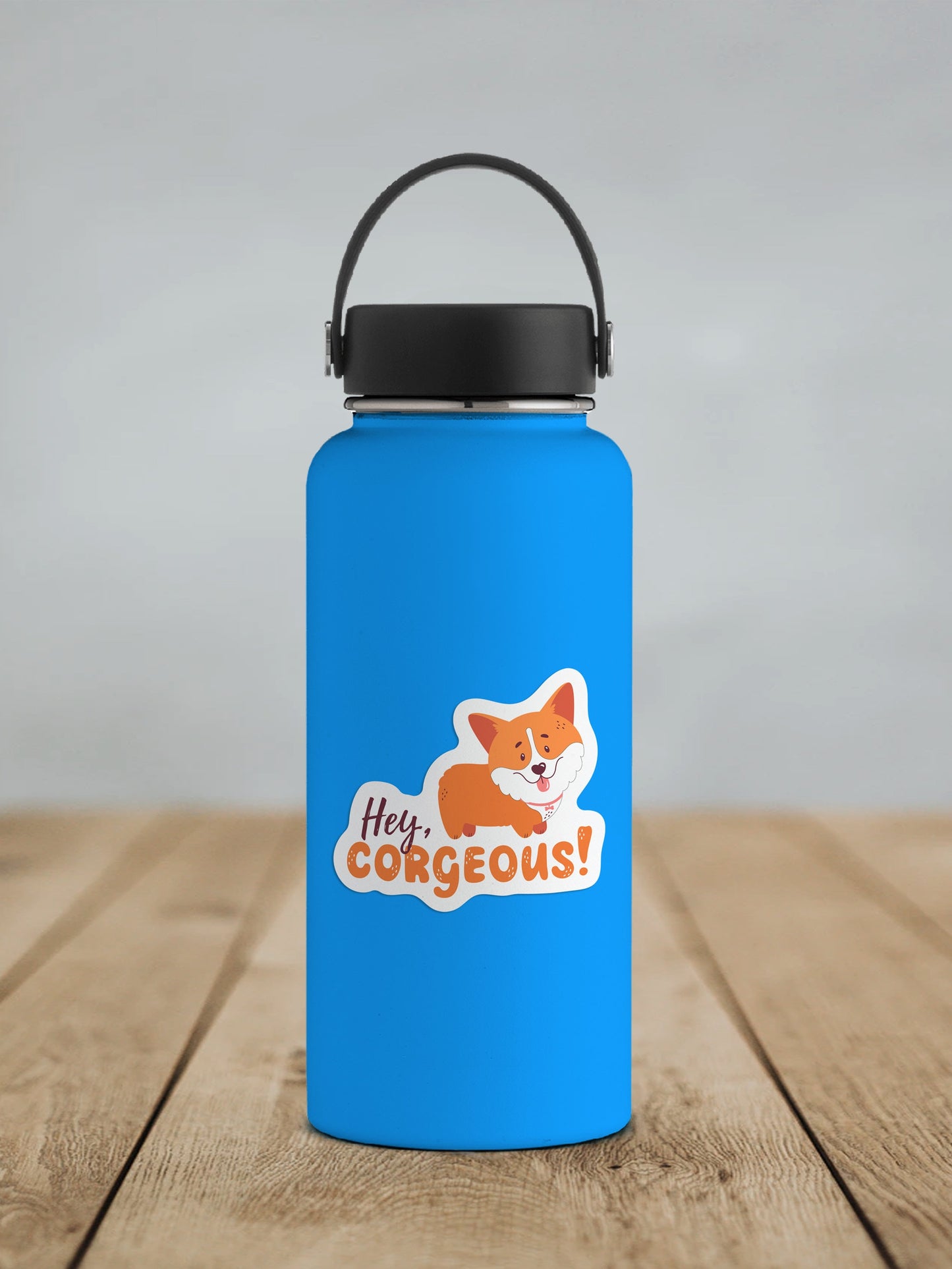 Hey Corgeous * STICKER OR MAGNET * Die-Cut | Vinyl | Decal | Waterproof | Weatherproof