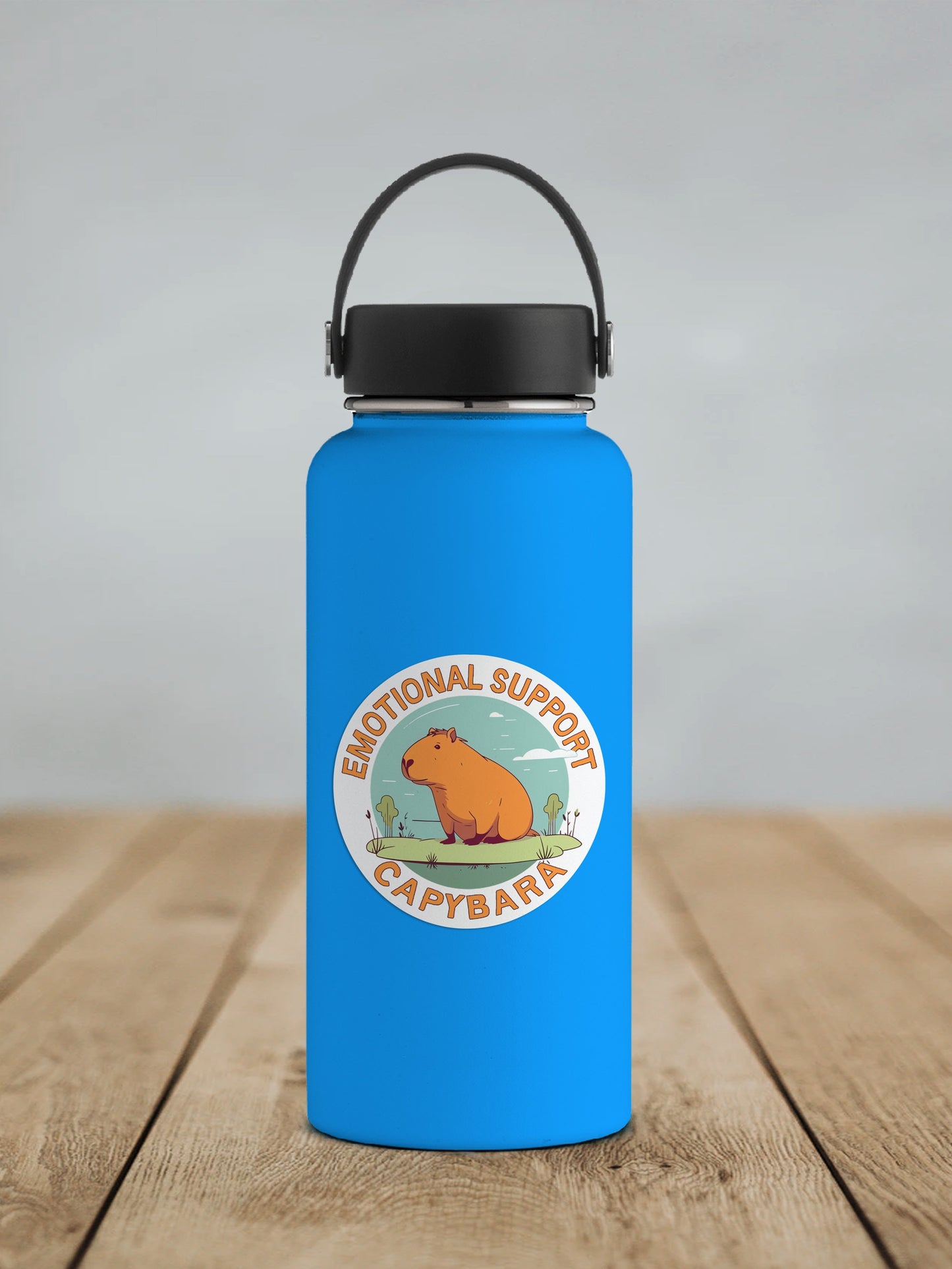 Emotional Support Capybara * STICKER OR MAGNET * Die-Cut | Vinyl | Decal | Waterproof | Weatherproof