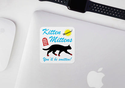 Kitten Mittens * STICKER OR MAGNET * Die-Cut | Vinyl | Decal | Waterproof | Weatherproof