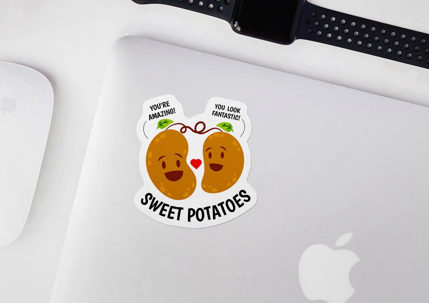 Sweet Potatoes * STICKER OR MAGNET * Die-Cut | Vinyl | Decal | Waterproof | Weatherproof