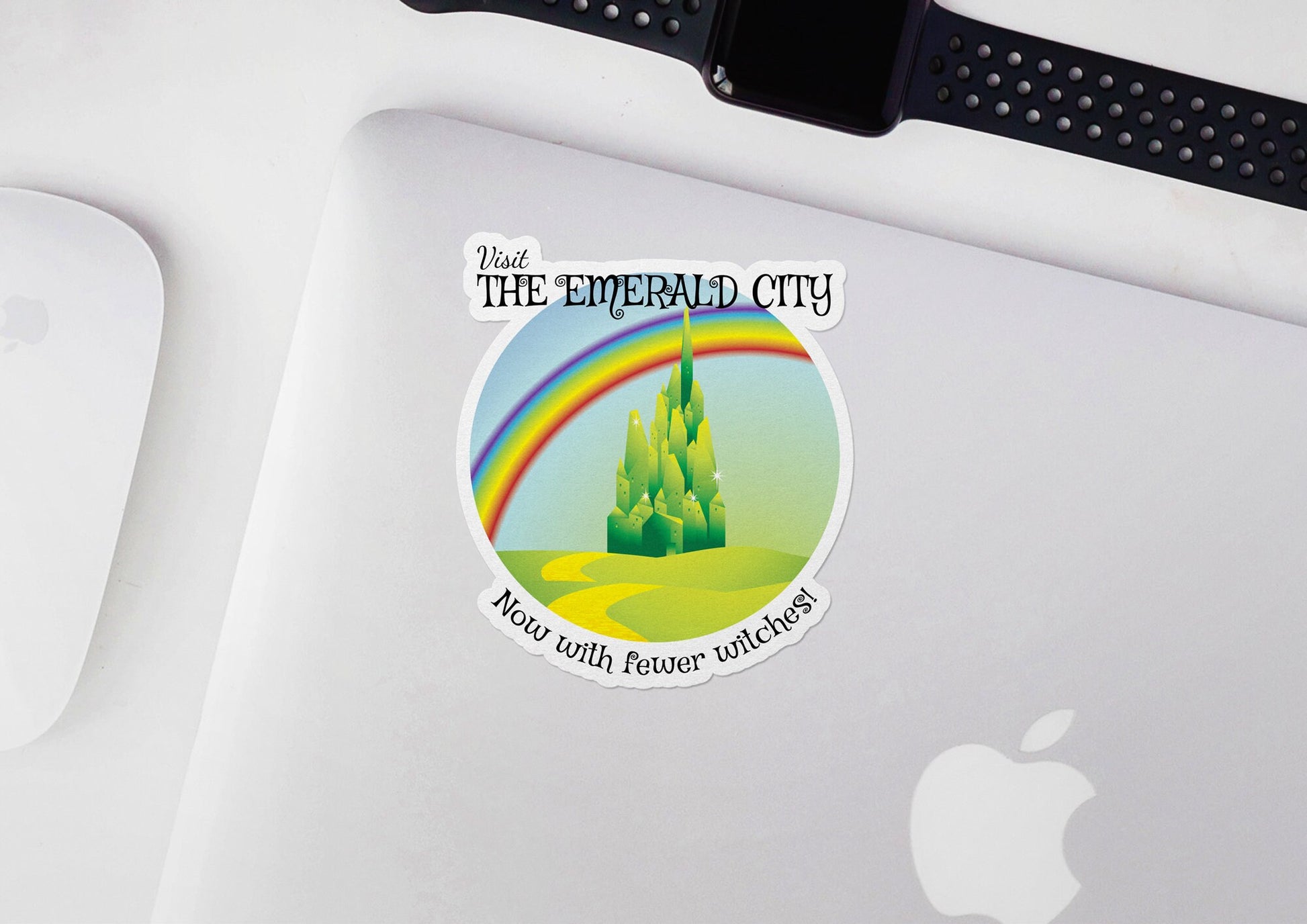 Visit The Emerald City * STICKER OR MAGNET * Die-Cut | Vinyl | Decal | Waterproof | Weatherproof