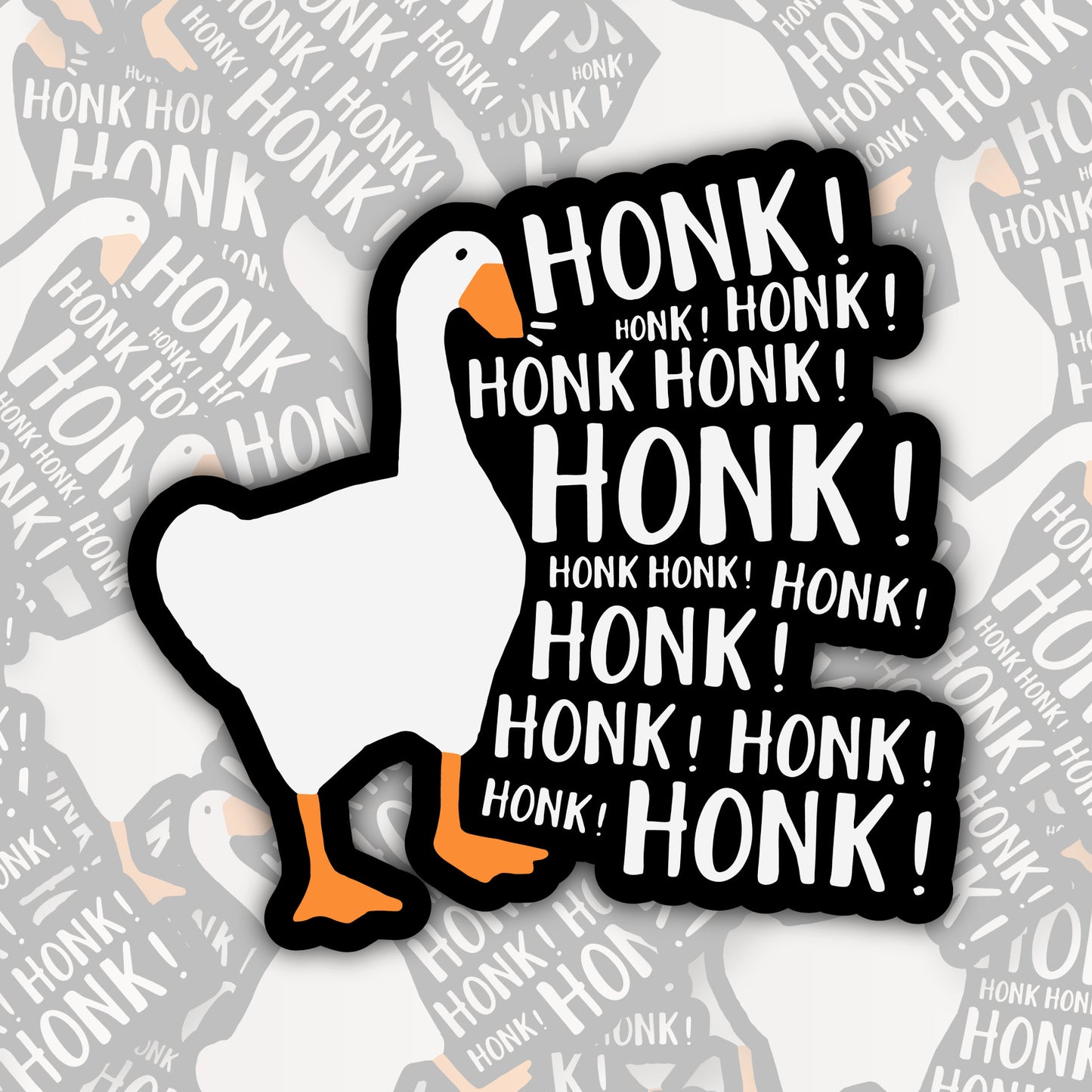 Honk Honk Goose * STICKER OR MAGNET * Die-Cut | Vinyl | Decal | Waterproof | Weatherproof