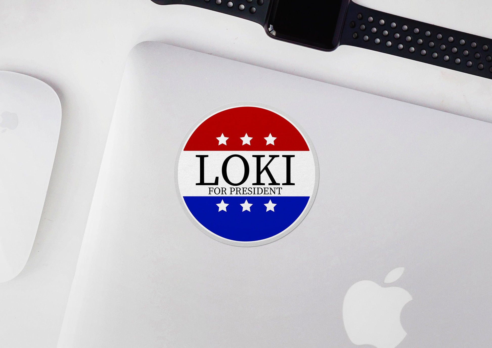 Loki For President * STICKER OR MAGNET * Die-Cut | Vinyl | Decal | Waterproof | Weatherproof