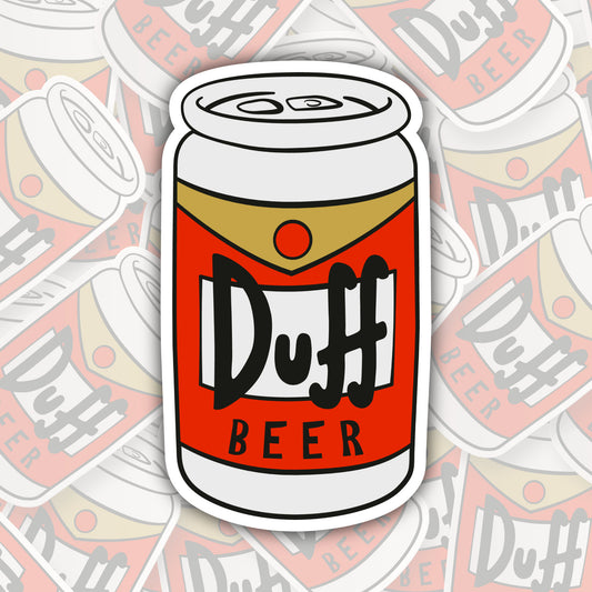 Duff Beer Can * STICKER OR MAGNET * Die-Cut | Vinyl | Decal | Waterproof | Weatherproof