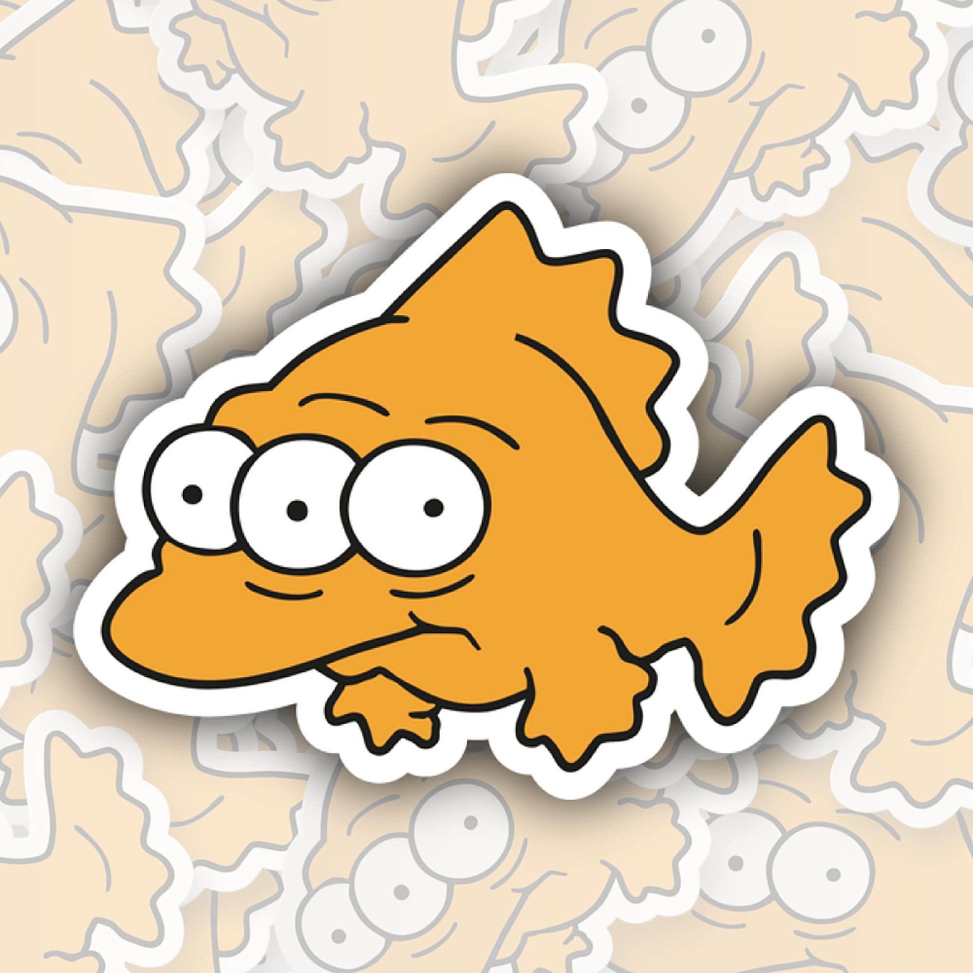 Blinky the Three-Eyed Fish * STICKER OR MAGNET * Die-Cut | Vinyl | Decal | Waterproof | Weatherproof