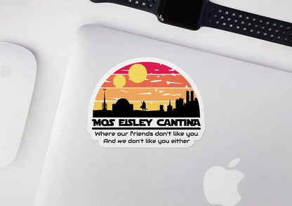 Mos Eisley Cantina * STICKER OR MAGNET * Die-Cut | Vinyl | Decal | Waterproof | Weatherproof