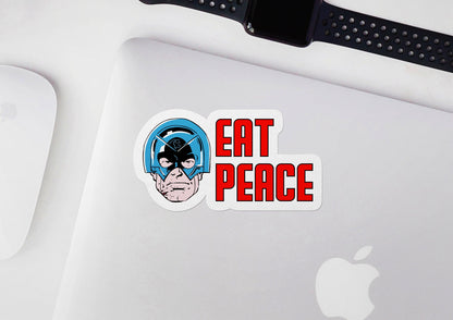 Peacemaker Eat Peace * STICKER OR MAGNET * Die-Cut | Vinyl | Decal | Waterproof | Weatherproof