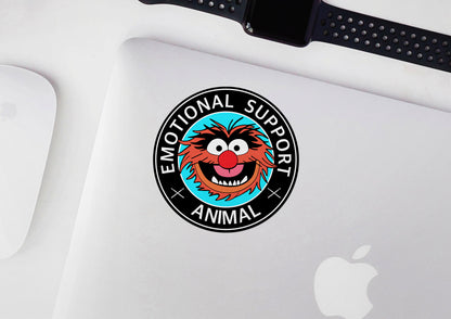 Emotional Support Animal * STICKER OR MAGNET * Die-Cut | Vinyl | Decal | Waterproof | Weatherproof