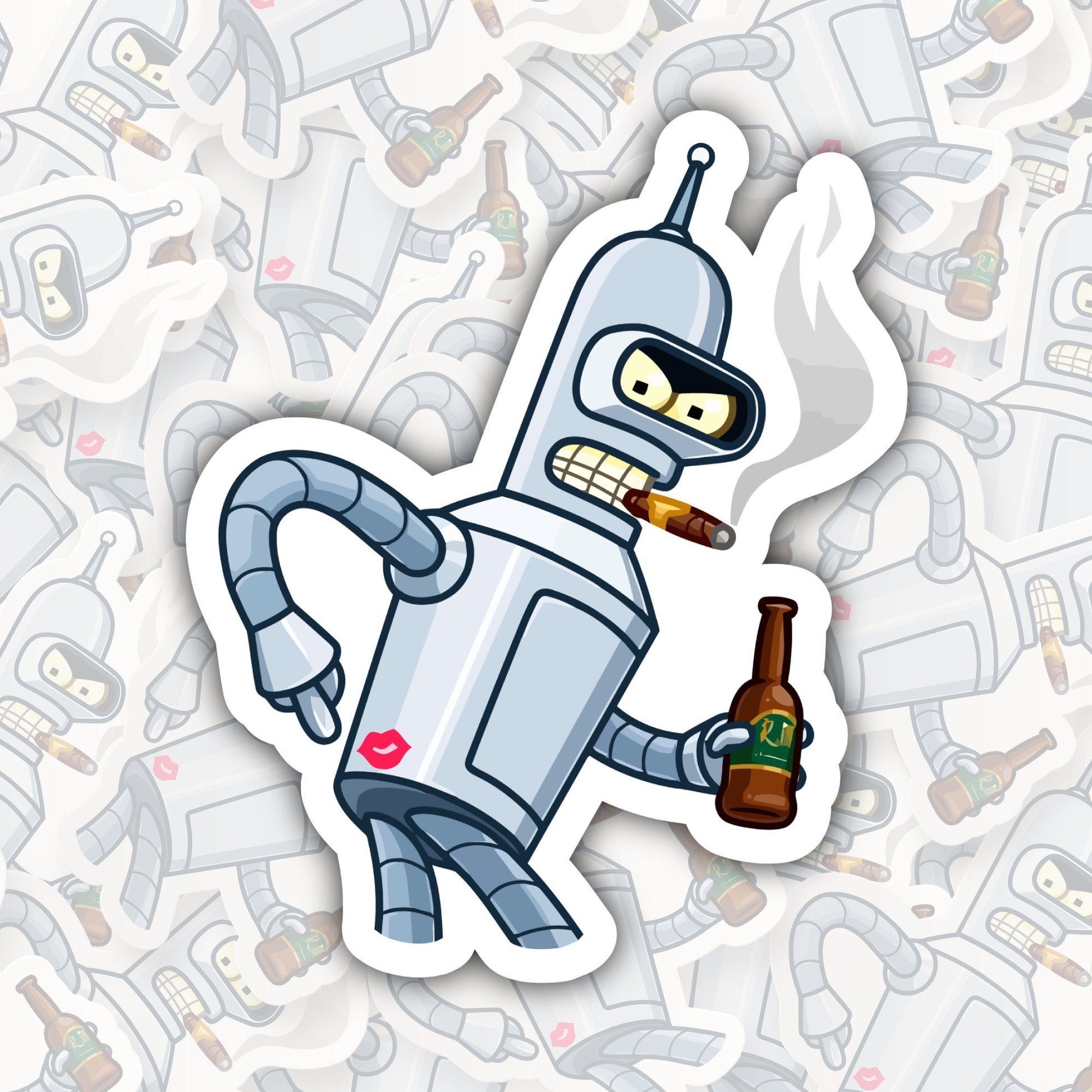 Bender Bending Rodriguez * STICKER OR MAGNET * Die-Cut | Vinyl | Decal | Waterproof | Weatherproof