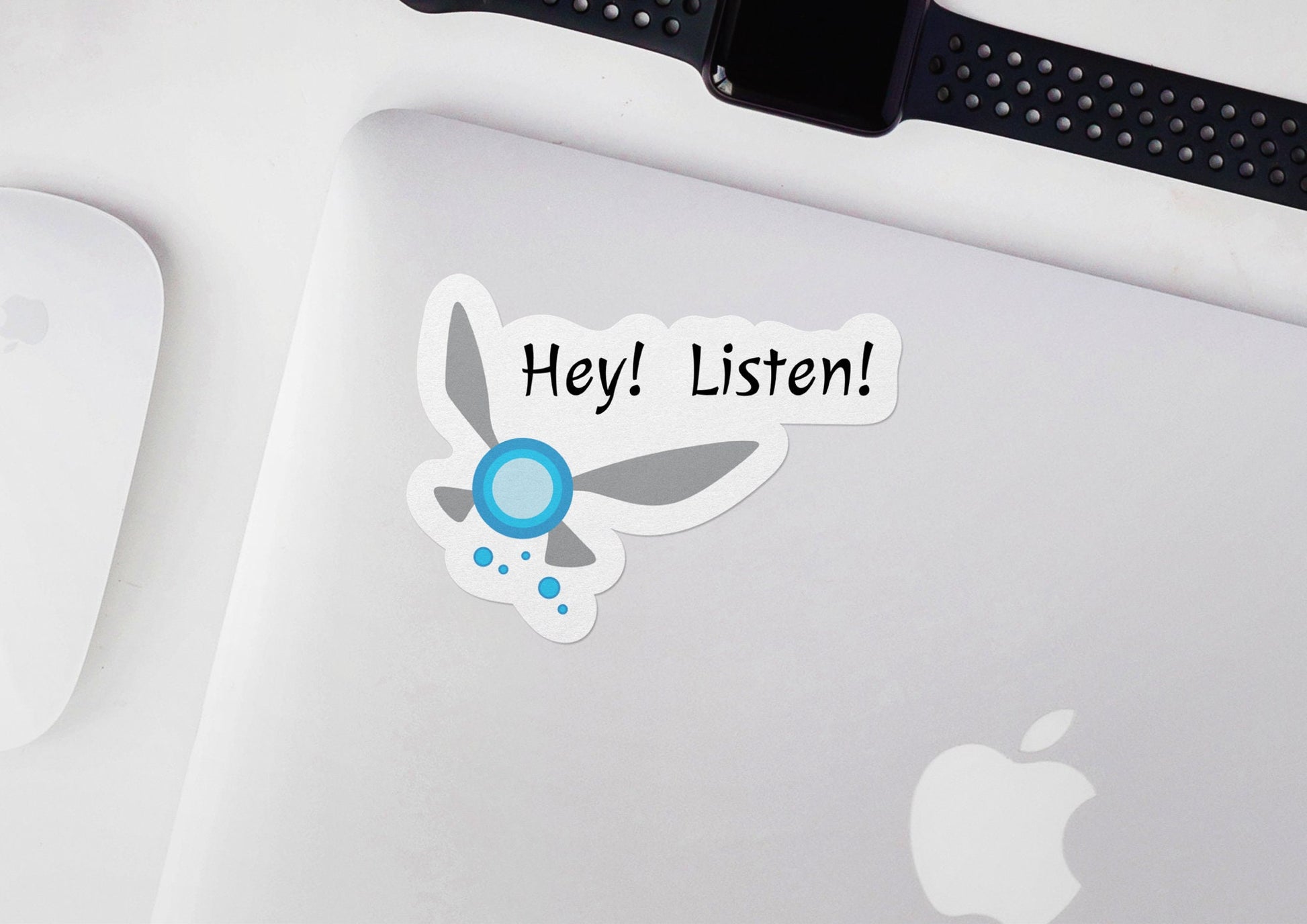 LOZ Navi ~ Hey! Listen! STICKER Die Cut Waterproof Vinyl Sticker