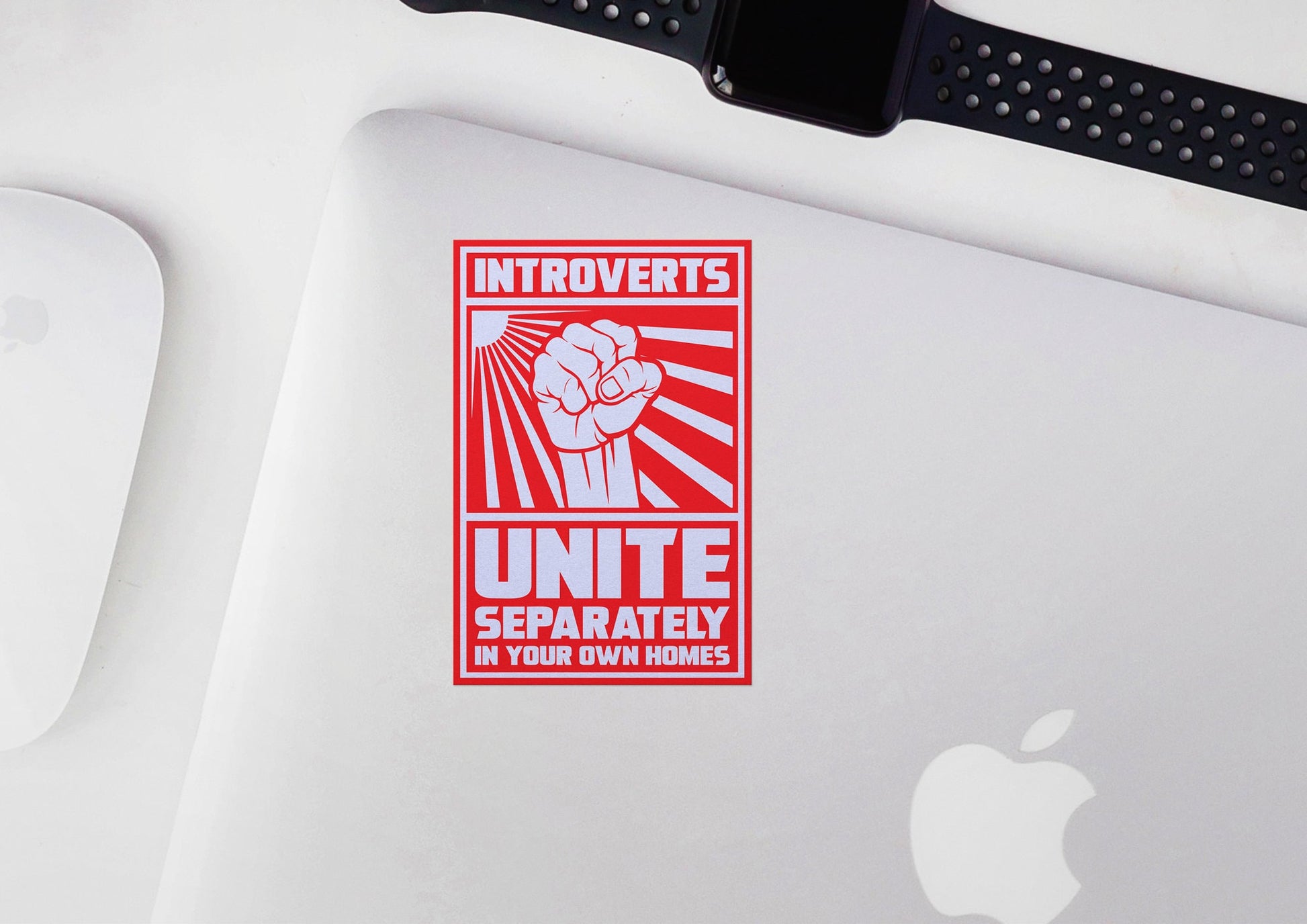 Introverts Unite * STICKER OR MAGNET * Die-Cut | Vinyl | Decal | Waterproof | Weatherproof