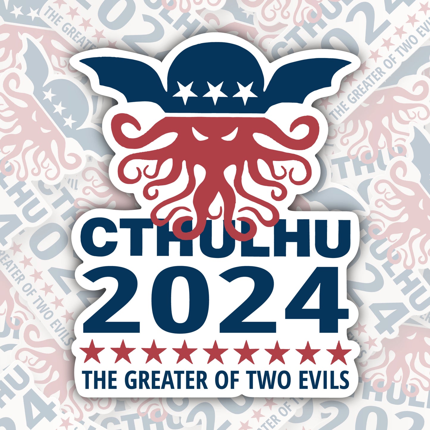 Cthulhu 2024 * STICKER OR MAGNET * Die-Cut | Vinyl | Decal | Waterproof | Weatherproof