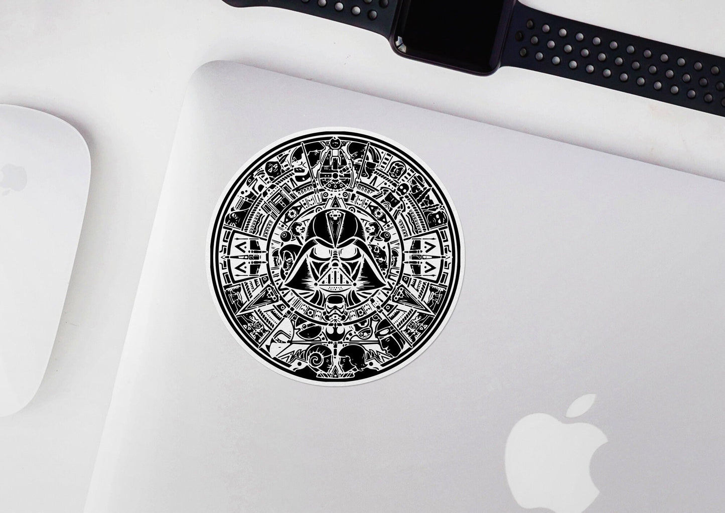 Darth Vader Aztec Calendar * STICKER OR MAGNET * Die-Cut | Vinyl | Decal | Waterproof | Weatherproof