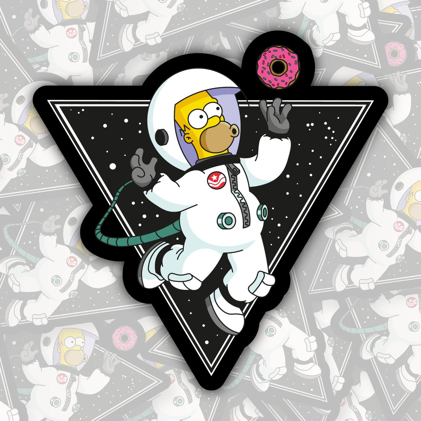 Space Homer * STICKER OR MAGNET * Die-Cut | Vinyl | Decal | Waterproof | Weatherproof